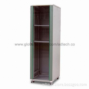 Wall-mounted Network Cabinet, Adjustable Feet and Casters are Available